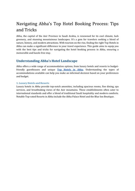 Navigating the Booking Process: Tips and Timelines