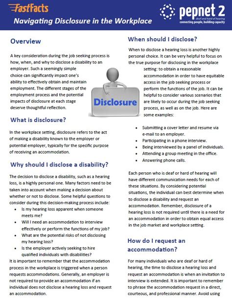 Navigating the Disclosure Process: A Step-by-Step Guide