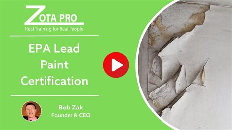 Navigating the Lead Paint Certification Process