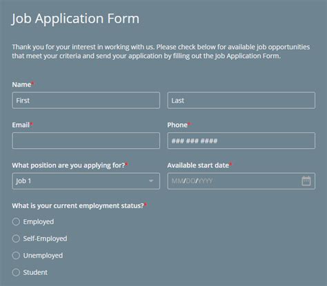 Navigating the Online Application Form