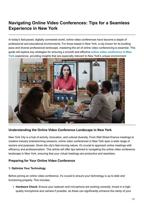 Navigating the Online Experience