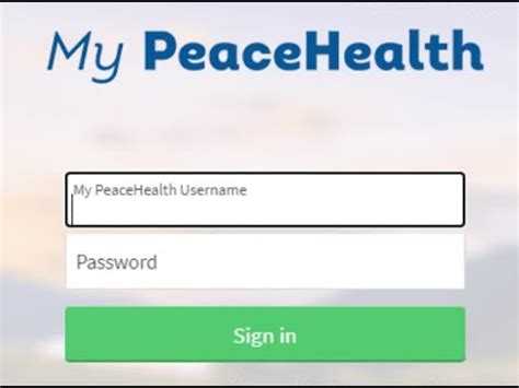 Navigating PeaceHealth Patient Portal