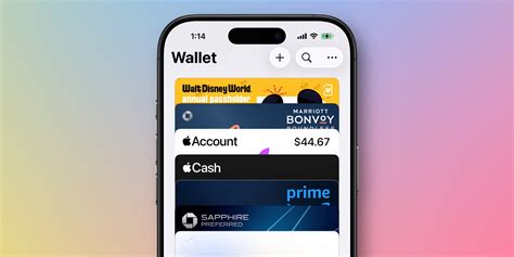 Navigating the Wallet App