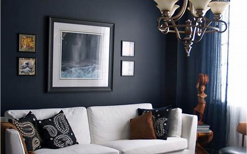 Navy Blue Living Room Paint Ideas