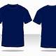 Navy Blue T Shirt Template