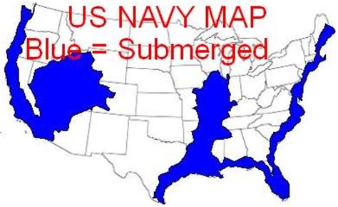 Navy Map Of Usa