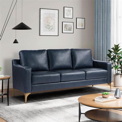 Navy Blue Sofa