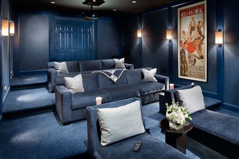 Navy Blue Theater Seating