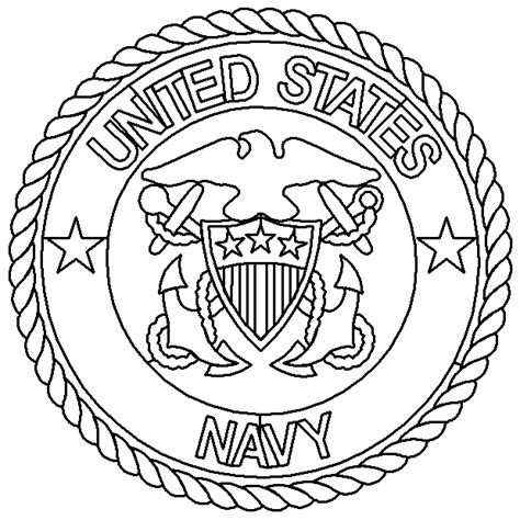 Navy Coloring Pages