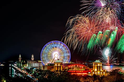 Navy Pier Fireworks Chicago