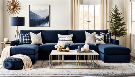 Navy Sofa Living Room