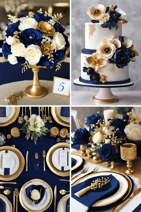 Navy and Gold