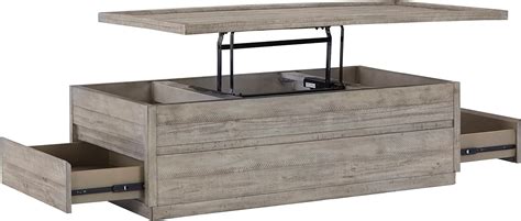 Naydell Gray Lift Top Coffee Table