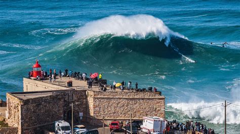 Nazare big waves