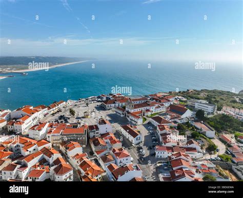 Nazare coastline view