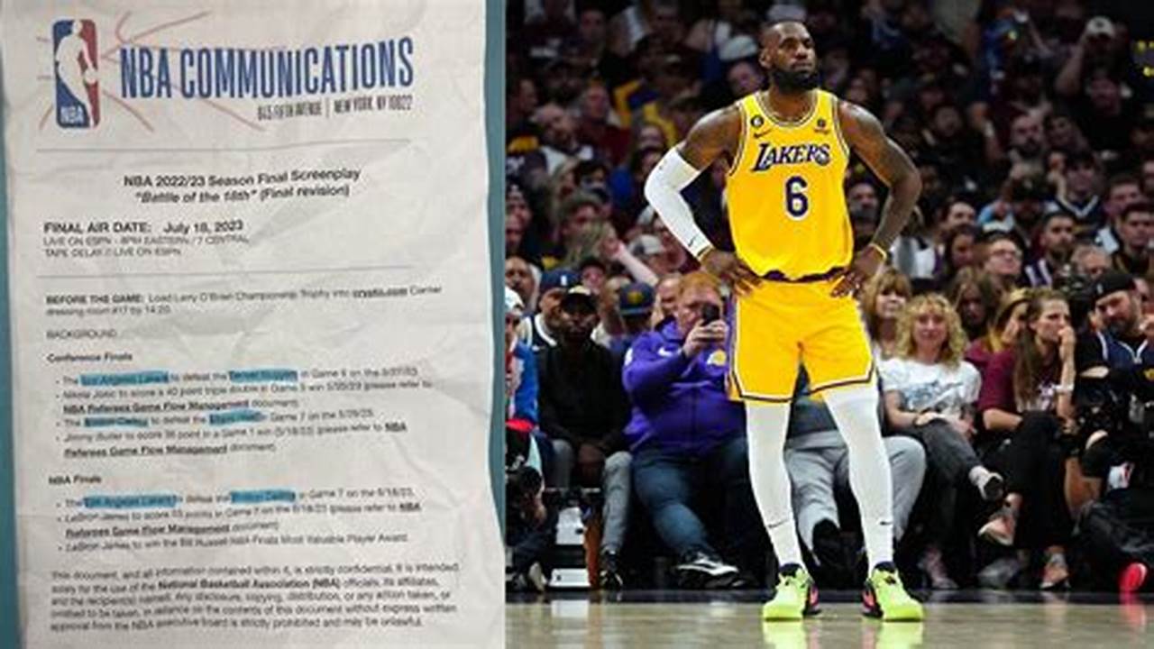 Nba Script Leaked 2025