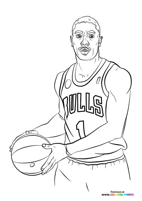 Nba Players Coloring Pages