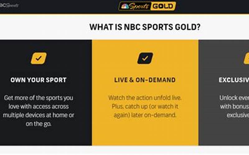 Nbc Sports Gold Promo Code