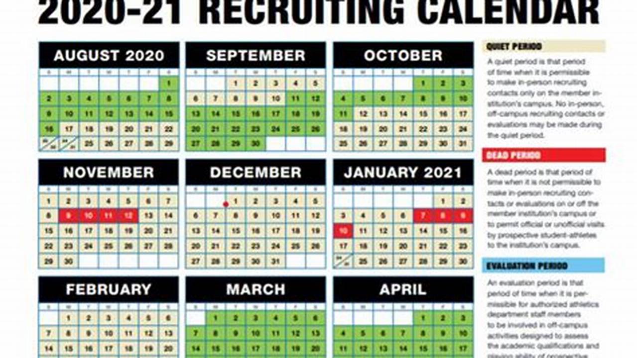 Ncaa Division 1 Recruiting Calendar