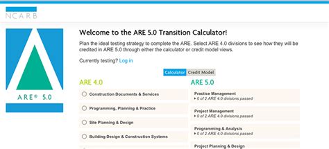 Ncarb Transition Calculator
