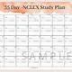 Nclex Study Calendar Template