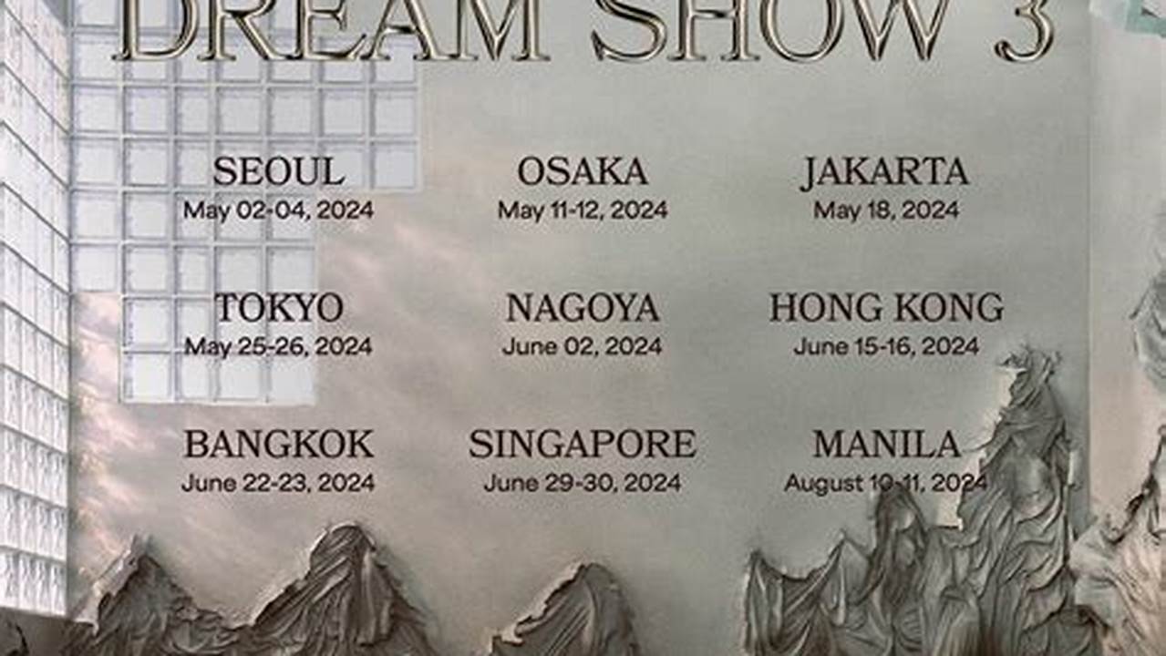 Nct Dream Concert Schedule 2024