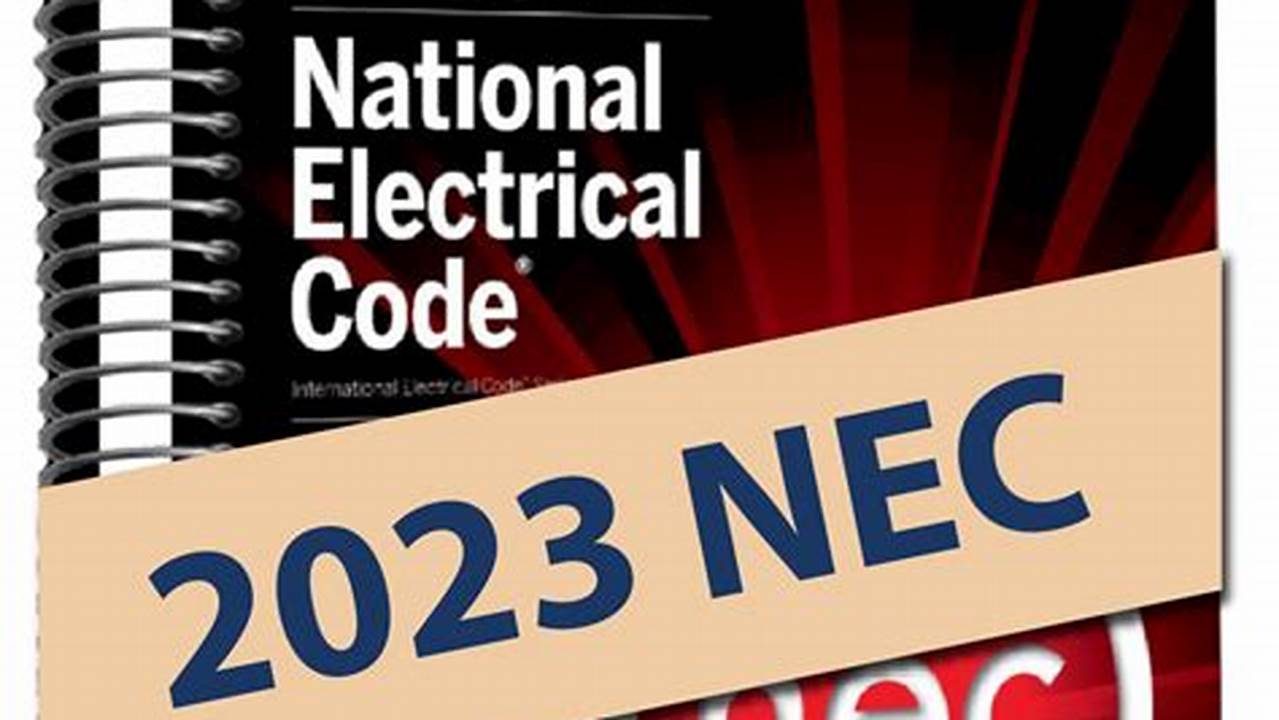 Nec Code Book 2024 Release Date