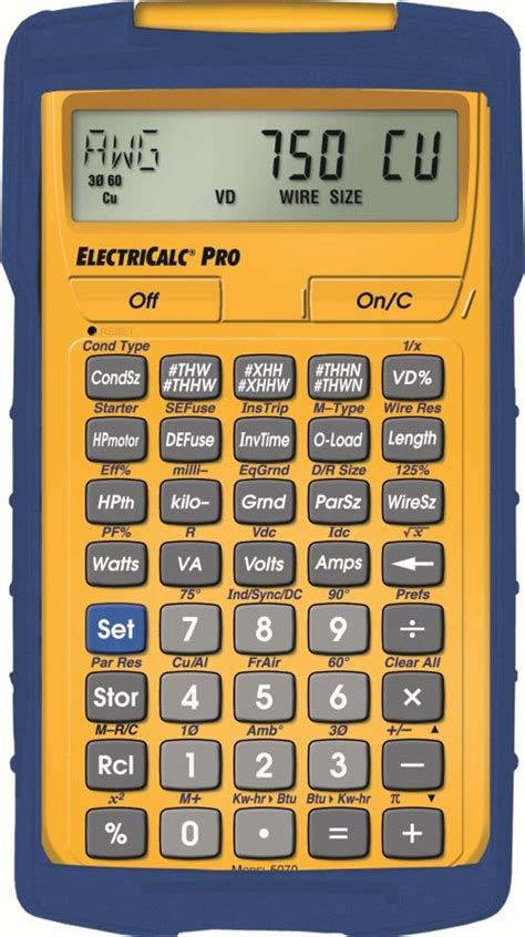 Nec Code Calculator