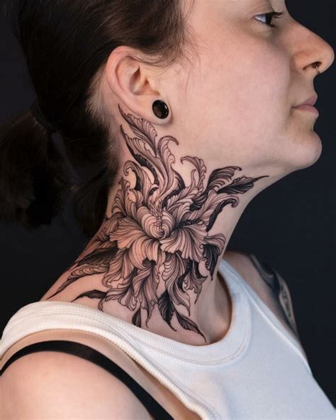 Neck Sleeve Tattoo