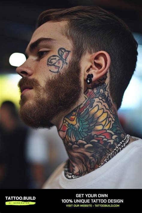Neck Tattoo Designs For Men