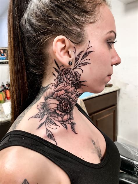 Neck Tattoo For Female