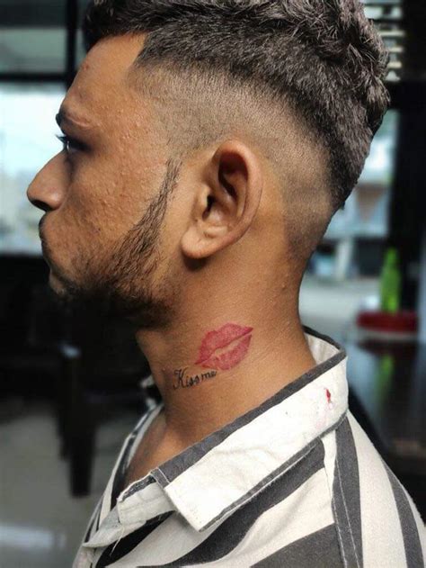 Neck Tattoo Kiss