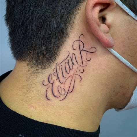Neck Tattoo Name