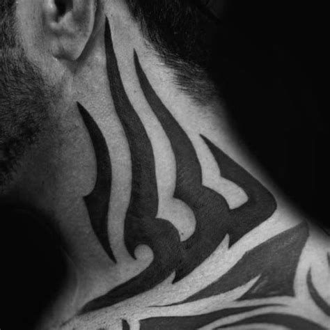 Neck Tattoo Tribal