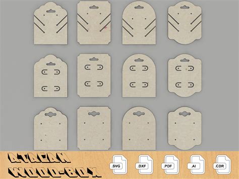 Download Necklace Display Cards Files DXF Files