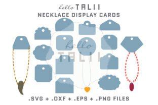 Download Necklace Display Cards Files For Crafts