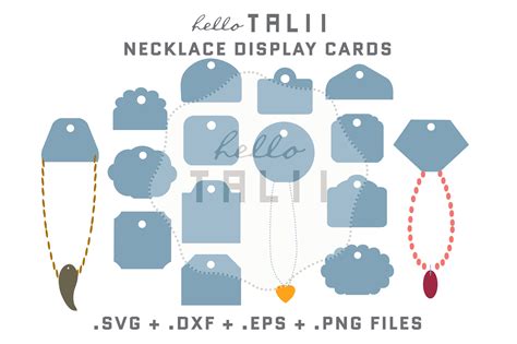 Download Necklace Display Cards Files Free PSD Mockups