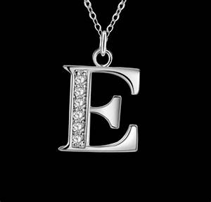 Necklace With The Letter E