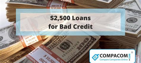 Need 2500 Loan With Bad Credit