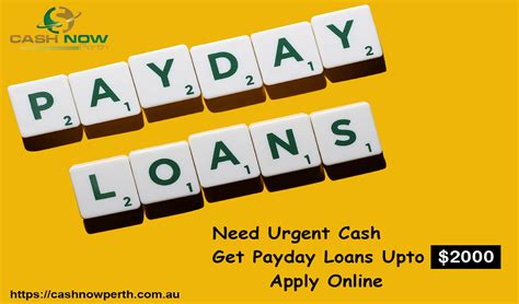 Need A Payday Loan Now Australia