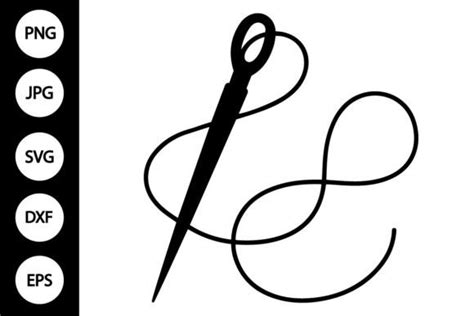 Embroider Your Creations with Effortless Elegance: Discover the Needle And Thread SVG Collection