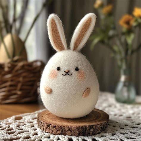 Needle Felted Easter Bunny