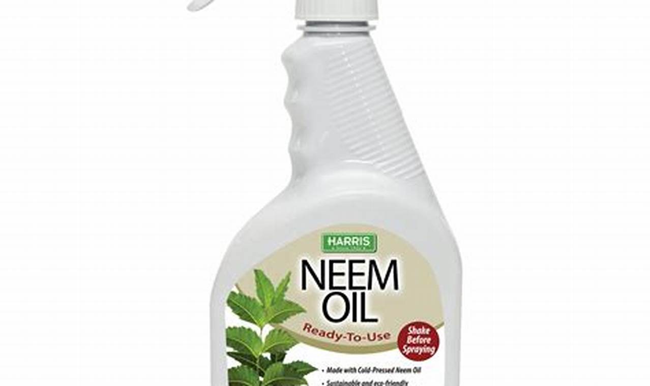 Neem Oil Spray For Plants