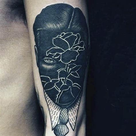 55 Negative Space Tattoo Designs and Ideas