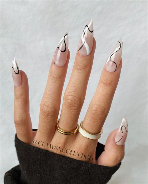 Negative Space Designs Nails