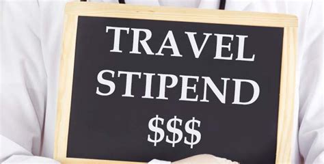 Negotiate for a travel stipend