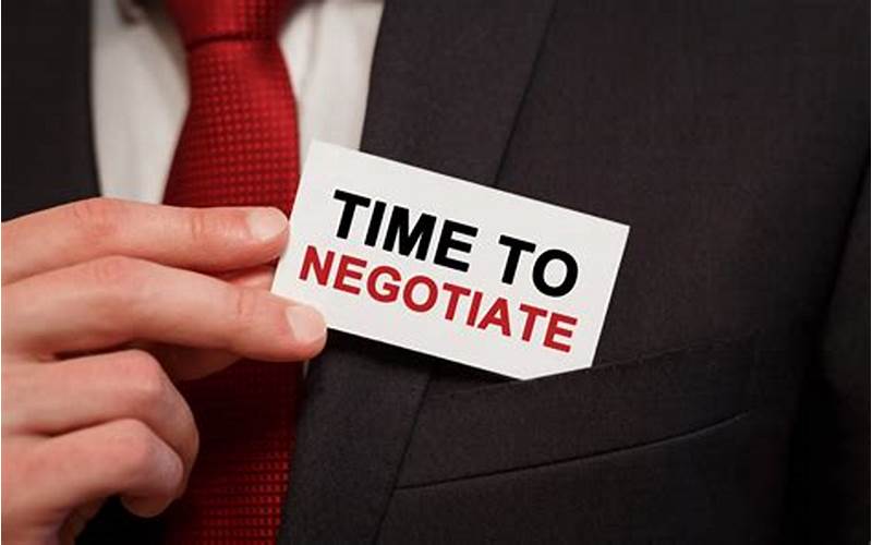 Negotiating The Cost