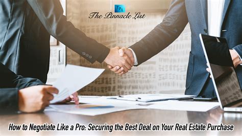 Negotiating Like a Pro: Tips for Securing a Great Deal