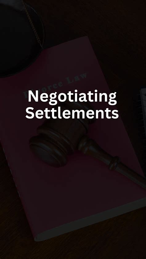Settlement negotiation