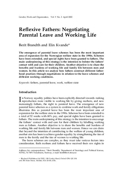 Negotiating Your Parental Leave